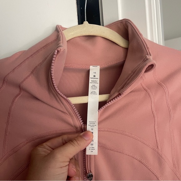 Lululemon Define Full Zip Jacket Pink Quicksand - Picture 3 of 6
